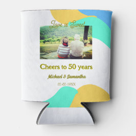 50-årsjubiléet kärlek är sötad retro