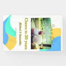 50-årsjubiléet kärlek är sötad retro