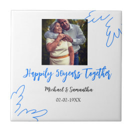 50-årsjubiléet löv kakelplatta