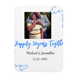 50-årsjubiléet löv magnet