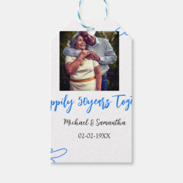 50-årsjubiléet löv presentetikett