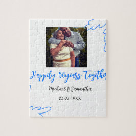 50-årsjubiléet löv pussel