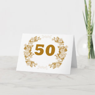 50-årsjubiléet - tack för ditt kort