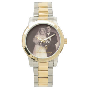 50-årsjubilésfoto-Personlig Armbandsur