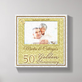 50-årsjubileum 8x8-Personligens foto Canvastryck