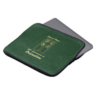 50-årsjubileum av Ordination Leather-utseende Laptop Fodral