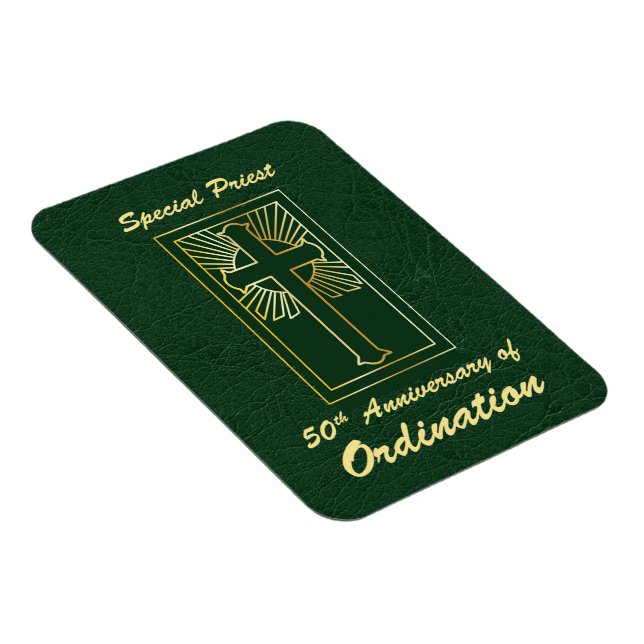 50-årsjubileum av Ordination Leather-utseende Magnet (Högersidan)