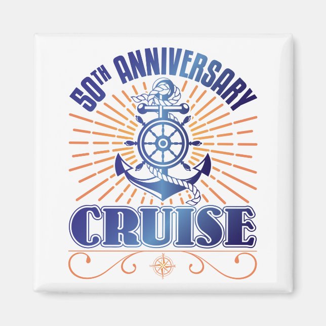 50-årsjubileum Cruise Magnet (Framsidan)