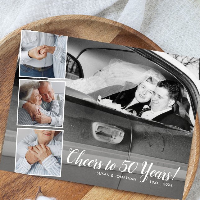 50-årsjubileum för bröllop, bilder vykort (Skapare uppladdad)