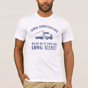 50-årsjubileum Humor (långdraget drag) T-shirt