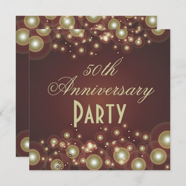 50-årsjubileum inbjudan (Fram/baksida)