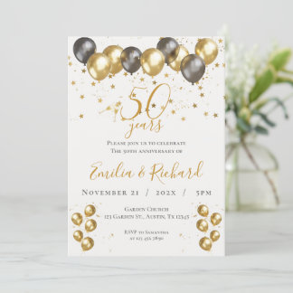 50-årsjubileum inbjudan