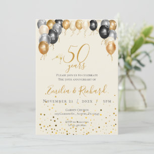 50-årsjubileum inbjudan