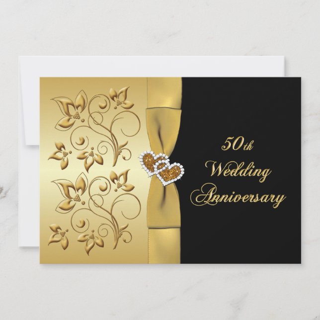 50-årsjubileum Joined Hearts 3 Inbjudan (Framsida)