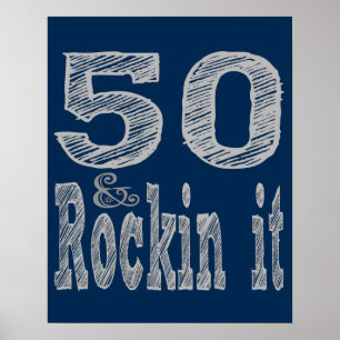 50-årsjubileum poster