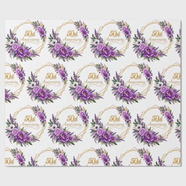 50-årsjubileum presentpapper (Platt)