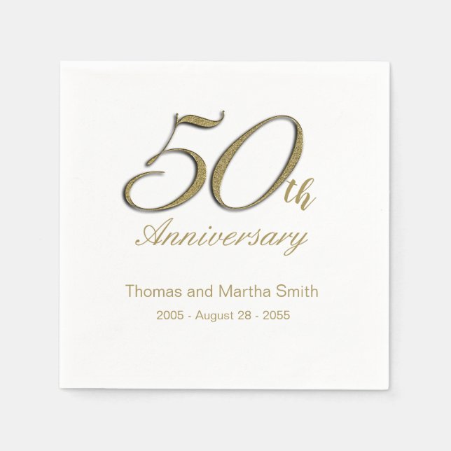 50-årsjubileum Servetter   (Framsidan)