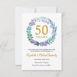 50-årsjubileum  Spara datum-kort Spara Datumet