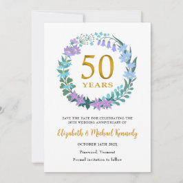 50-årsjubileum Spara datum-kort Spara Datumet
