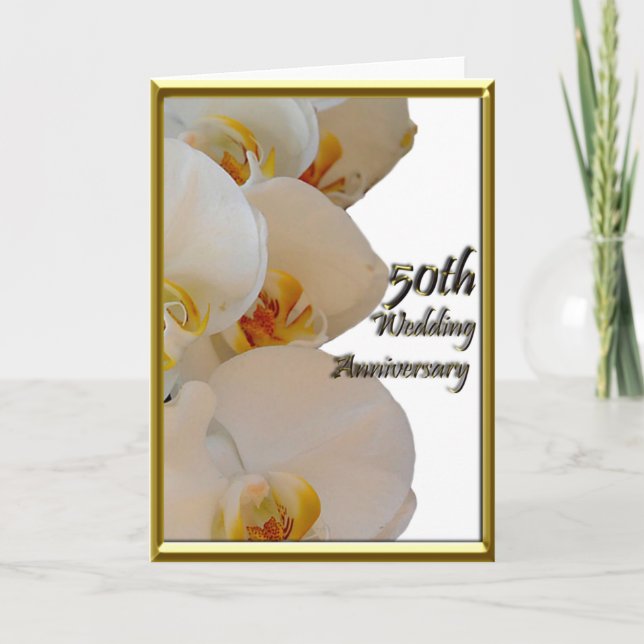 50-årsjubileum (tom) kort (Framsida)