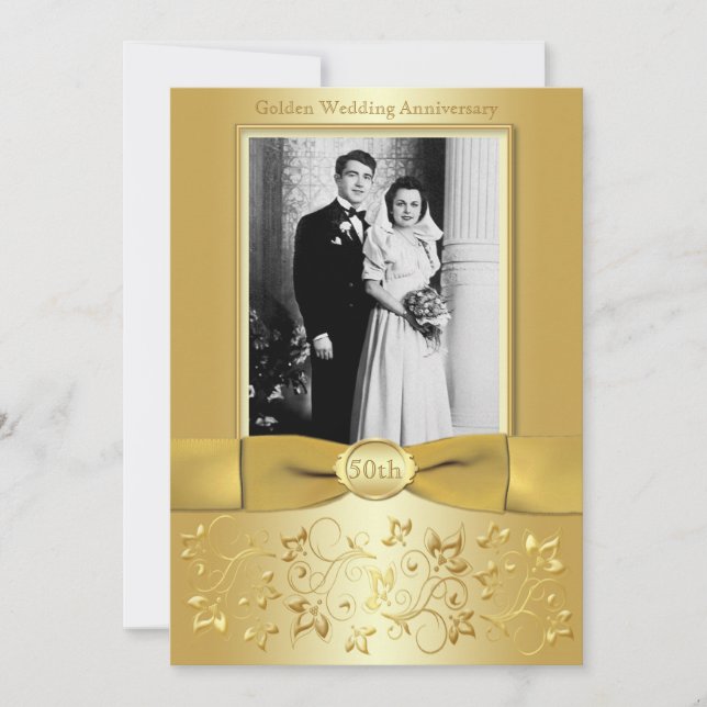 50-årsjubileums inbjudan (Framsida)