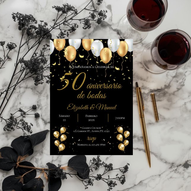50-årsjubileums inbjudan (Skapare uppladdad)
