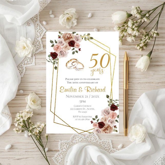 50-årsjubileums inbjudan (Skapare uppladdad)
