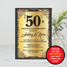 50-årsjubileums inbjudan