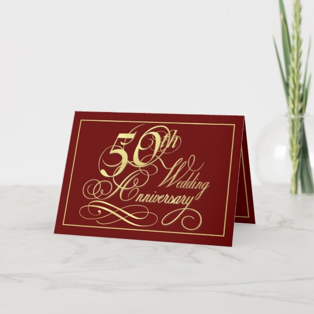50-årsjubileumsinbjudningar - mappade kort (Framsida)