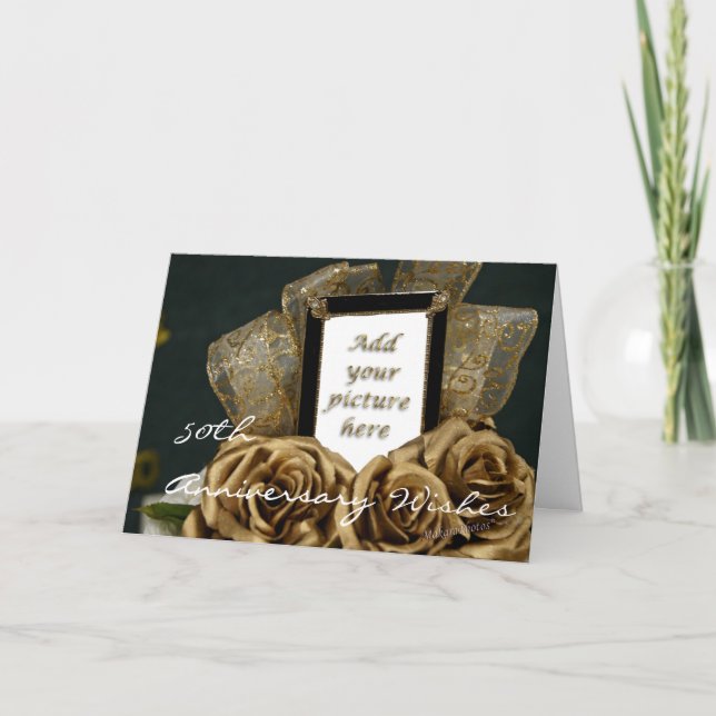 50-årsjubileumskort - anpassa kort (Framsida)