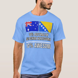 50 australiska 50 Bosnien och Hercegovina 100 Fant T Shirt