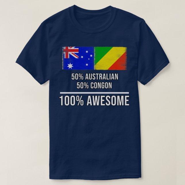 50 australiska 50 Congon 100 Fantastisk-gåva för K T Shirt (Design framsida)