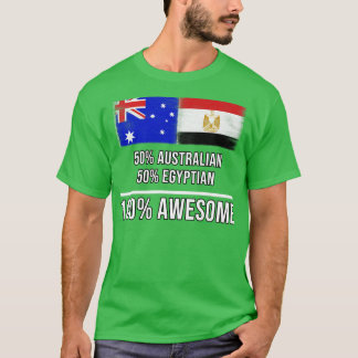 50 australiska 50 egyptiska 100 Fantastisk Gift fo T Shirt