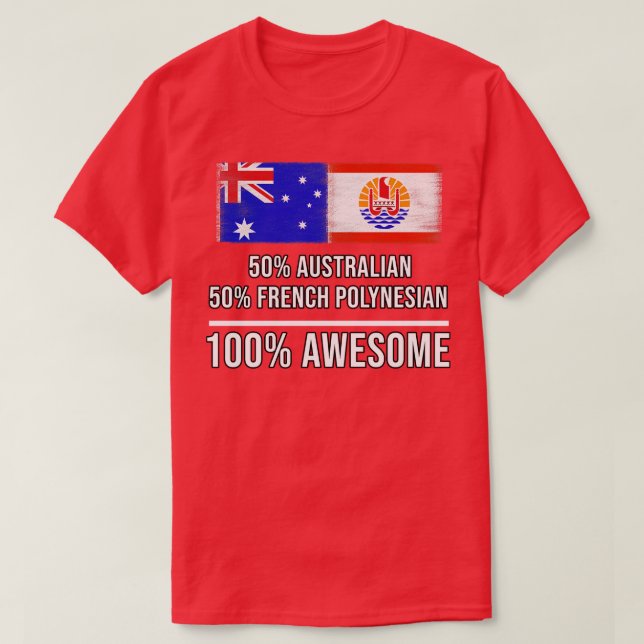 50 australiska 50-Franskars polynesisk 100 Fantast T Shirt (Design framsida)