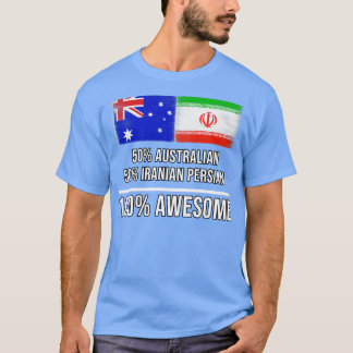 50 australiska 50 iranska persiska 100 Fantastisk- T Shirt