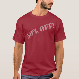 50% AV! (Grå färgstilsort-b) Tee Shirt