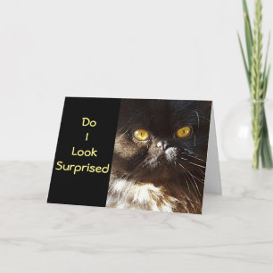 **50 BIRTHDAY HUMOR** FÖRVÄNTADE INTE DET! KORT