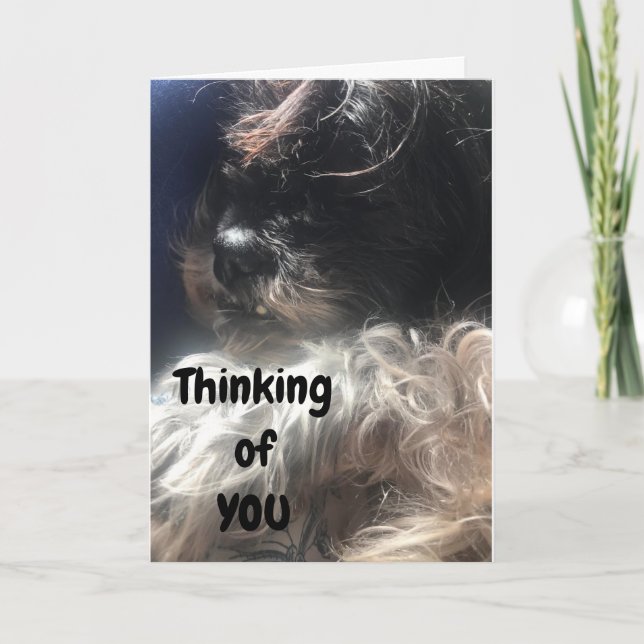 "50 BIRTHDAY" TÄNKER PÅ DIG SOM JAG ALLTID GÖR! KORT (Framsida)