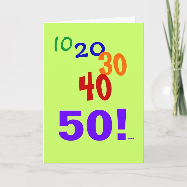 50 Bokföringsrevisor CPA 50:e födelsedagen Kort (Framsida)