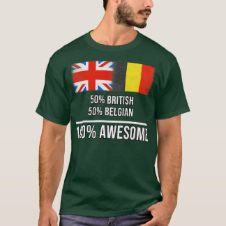50 brittiska, 50 belgiska, 100 Fantastisk-gåva til T Shirt