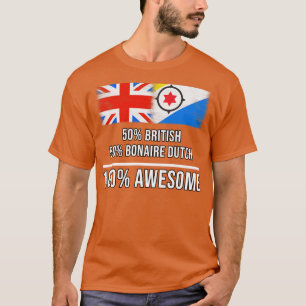 50 brittiska 50 Bonaire nederländska 100 Fantastis T Shirt