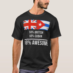 50 brittiska, 50 kubanska, 100 Fantastisk-gåva til T Shirt