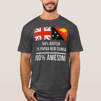 50 brittiska 50 papua New Guinean 100 Fantastisk G T Shirt