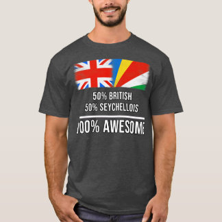 50 brittiska 50 Seychellerna 100 Fantastisk-gåva f T Shirt