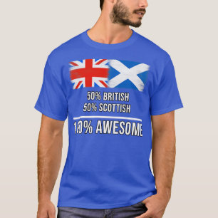 50 brittiska, 50 skotska, 100 Fantastisk-gåva till T Shirt