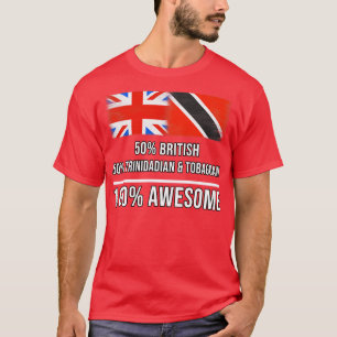 50 brittiska 50 Tinidadiska och Tobagoan 100 Fanta T Shirt