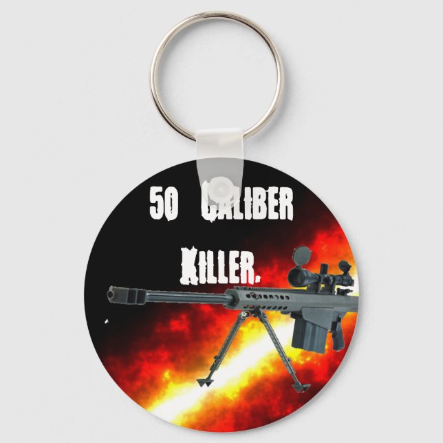 50 Caliber Killer Nyckelring (Framsida)