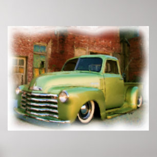 50' Chevy lastbil Poster