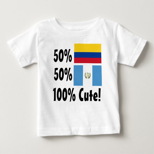 50 % colombiansk 50 % guatemalansk 100 % Cute Tee (Framsida)