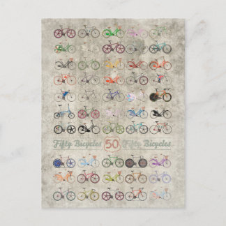 50 cyklar vykort